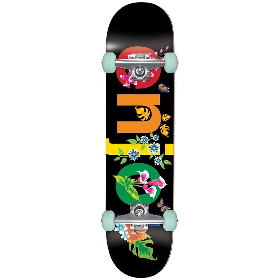 Enjoi Flowers FP Black 8.0 Complete Skateboard