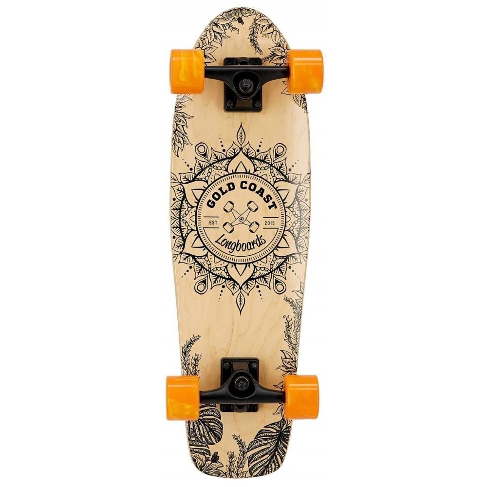 Gold Coast Longboards Aloha Orange Cruiser Skateboard