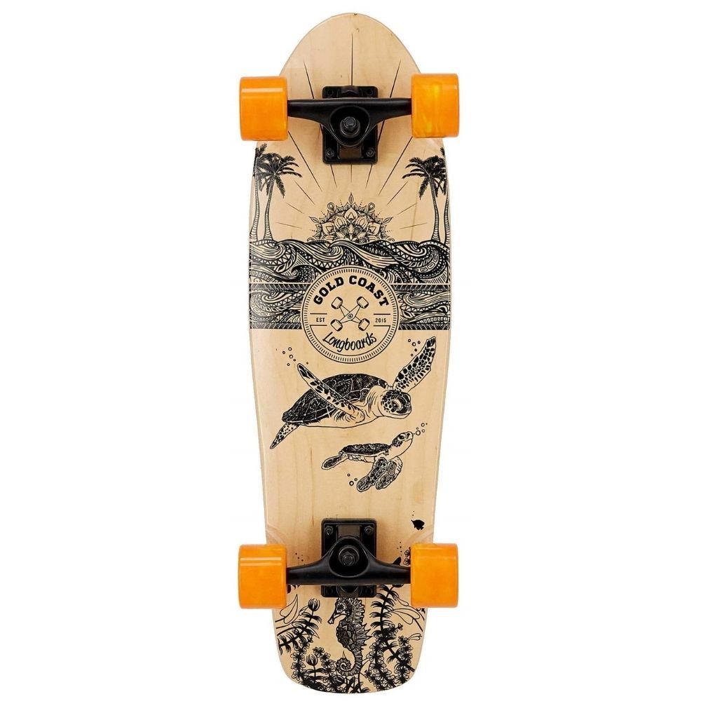 Gold Coast Longboards Majestic Orange Cruiser Skateboard