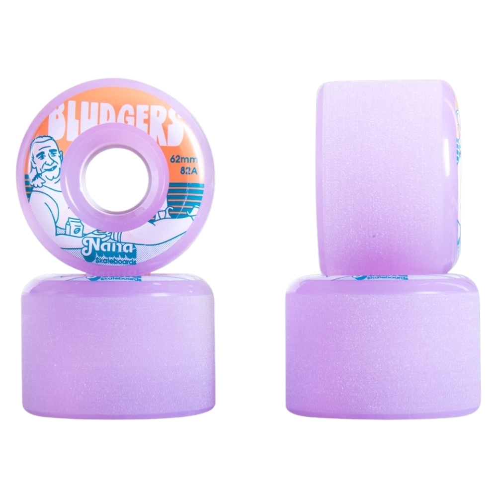 Nana Bludgers Lavender Rinse 82A 69mm Skateboard Wheels