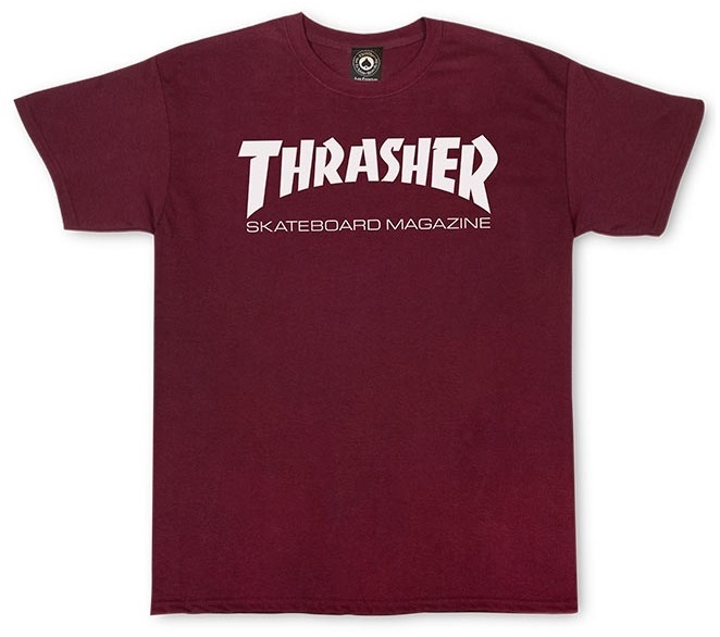 Thrasher T-Shirt Skate Mag Maroon XXL