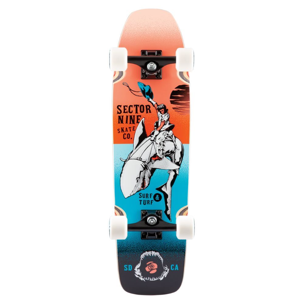 Sector 9 Gaucho Ninety Five Orange Cruiser Skateboard