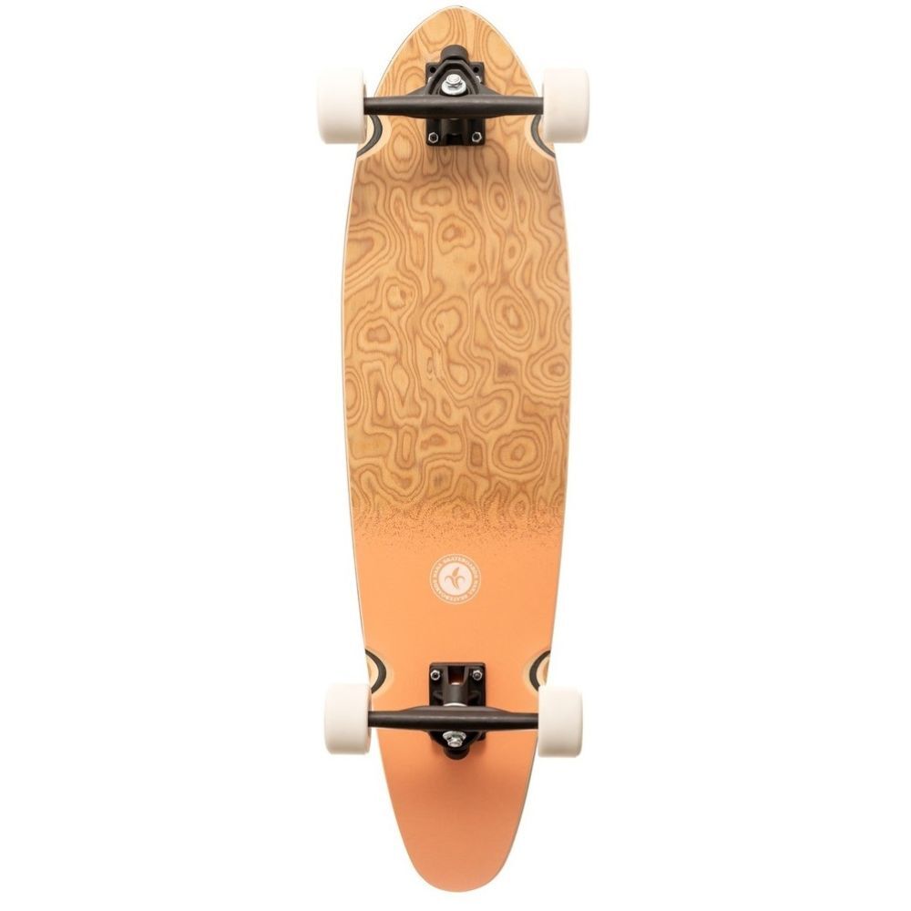 Nana Jackaroo Logo Dip Salmon 36 Longboard Skateboard