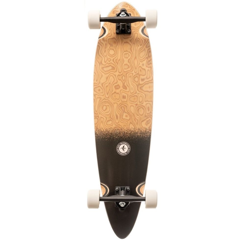 Nana Tallie Pintail Logo Dip Black 36 Longboard Skateboard