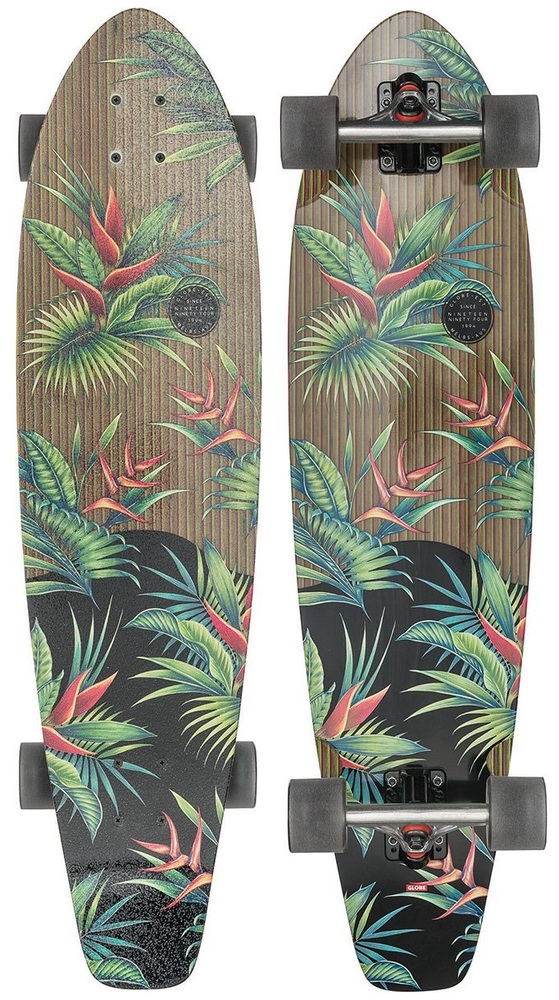 Globe Longboard Skateboard Complete The All Time VPly Hellaconia eBay