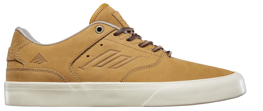 Emerica Mens Skate Shoes The Low Vulc Brown