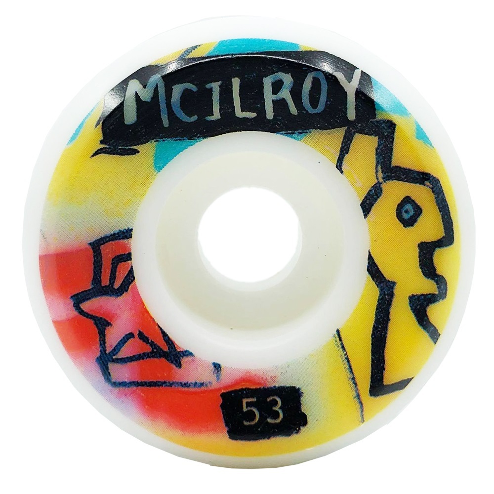 Picture Wheel Co Marty Baptist Joel Mcllroy 83B 53mm Skateboard Wheels