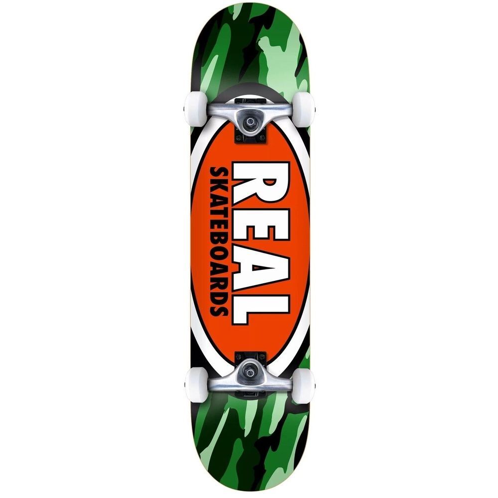 Real Camo Oval 7.75 Complete Skateboard