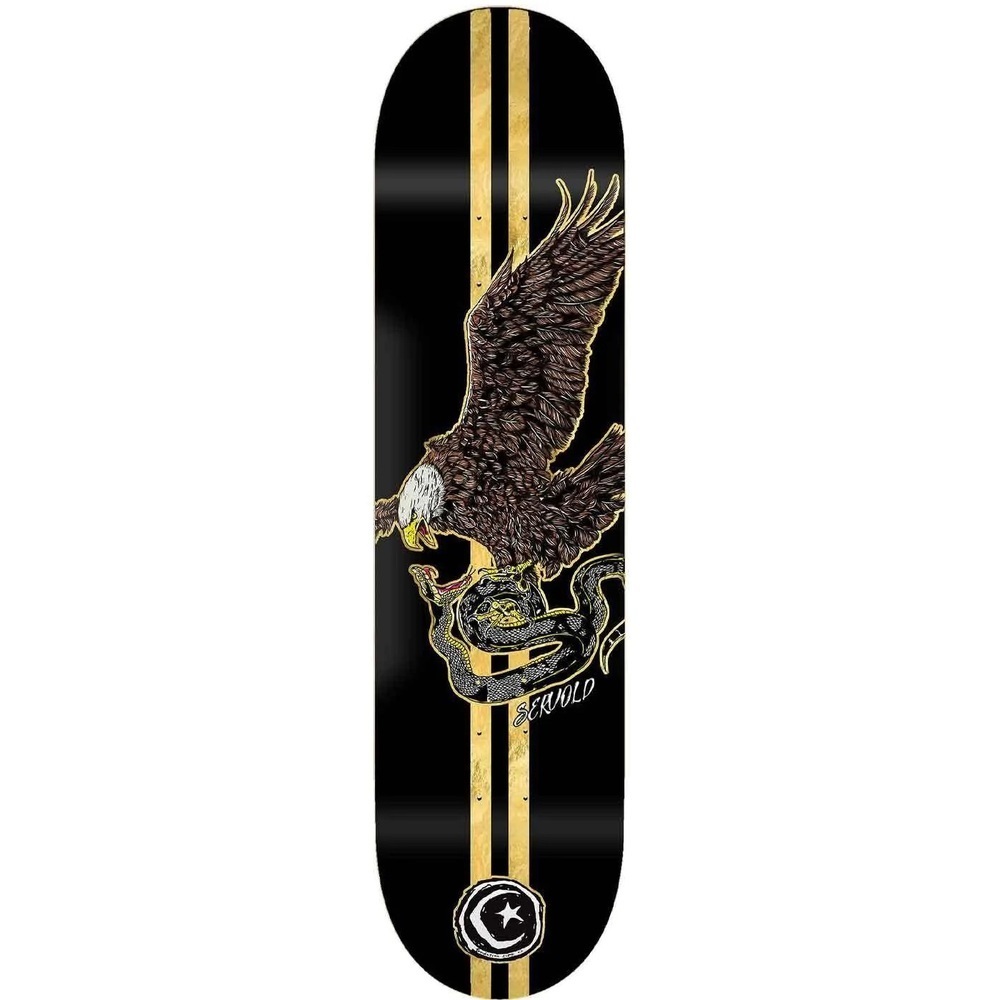 Foundation French Eagle Dakota Servold Black 8.25 Skateboard Deck Slight Scuffed
