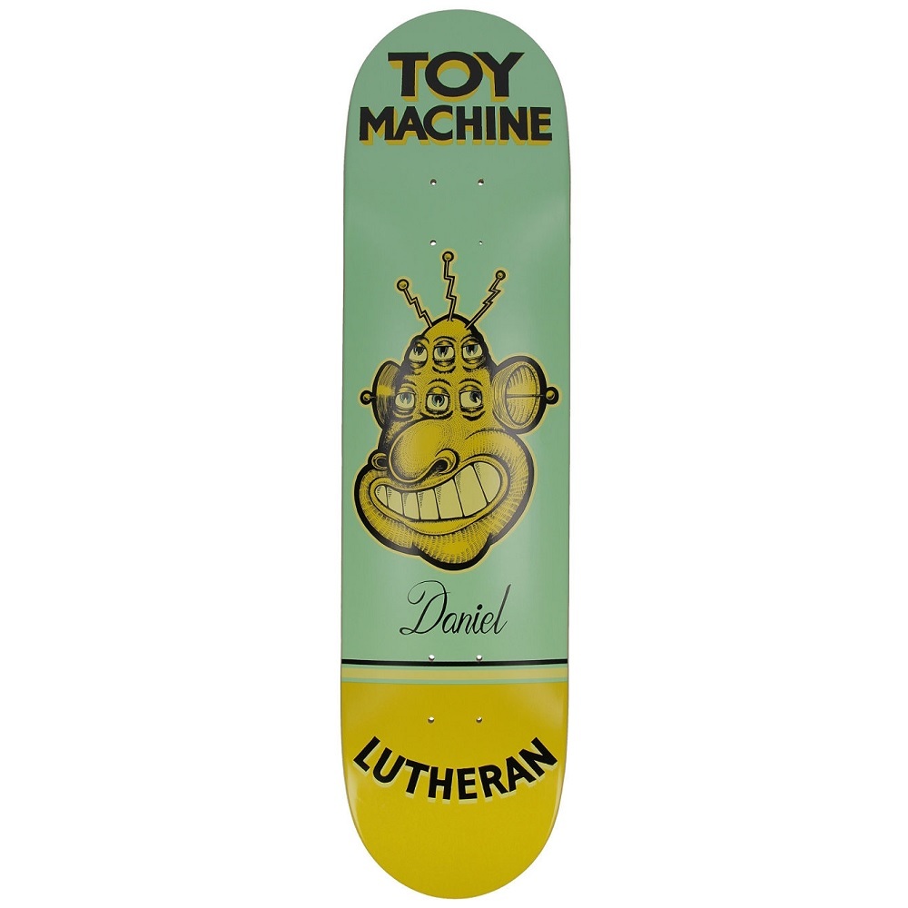 Skateboard Complet Toy Machine Leabres Pen N Ink - Planche 8.25", Couleur Crème, Neuf