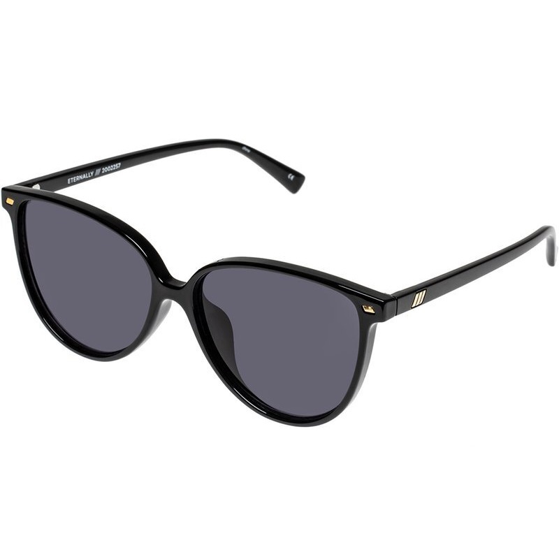 Le Specs Eternally Black Smoke Sunglasses
