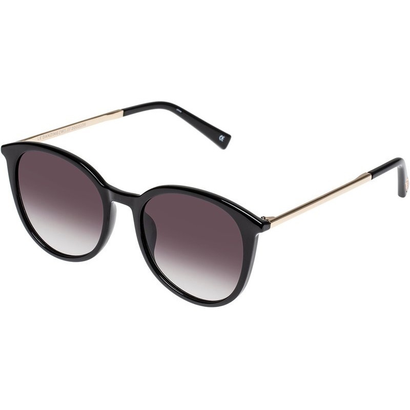 Le Specs Le Danzing Black Gold Gradient Sunglasses