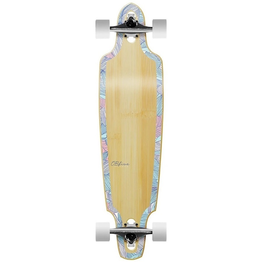 Obfive Lotus Drop Through 38 Longboard Skateboard