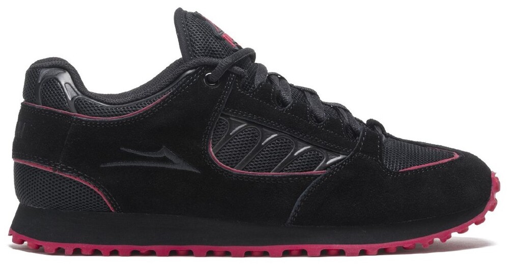 Lakai x Thrasher Carroll Black Red Suede Mens Skate Shoes [Size: US 9]