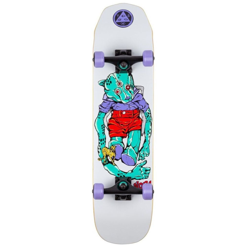 Welcome Teddy White 7.75 Complete Skateboard