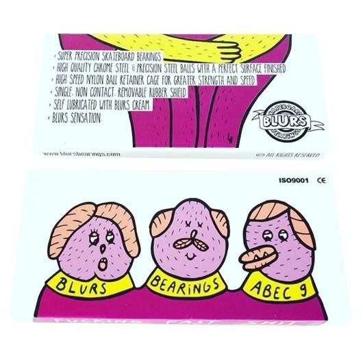 Blurs Abec 9 Skateboard Bearings