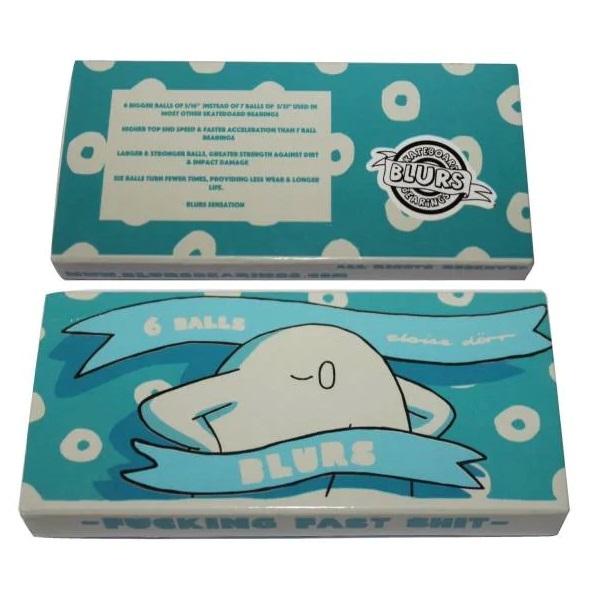 Blurs 6 Balls Skateboard Bearings