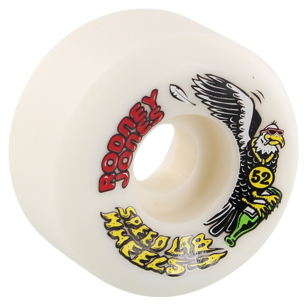 Speedlabs Pro Rodney Jones 101A 52mm Skateboard Wheels Slightly Yellowed