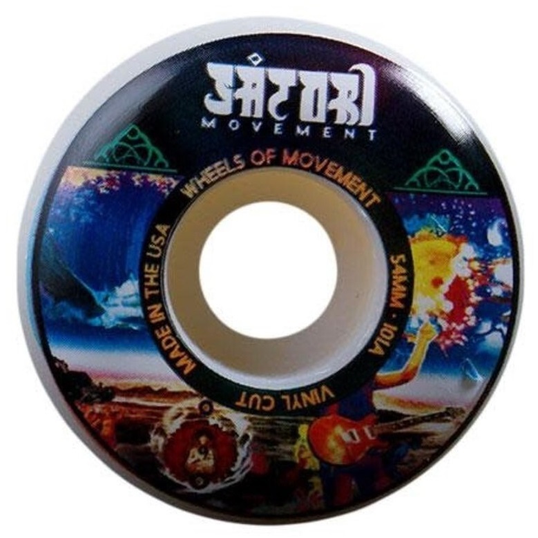Satori Vinyl Cut Psych 101A 54mm Skateboard Wheels