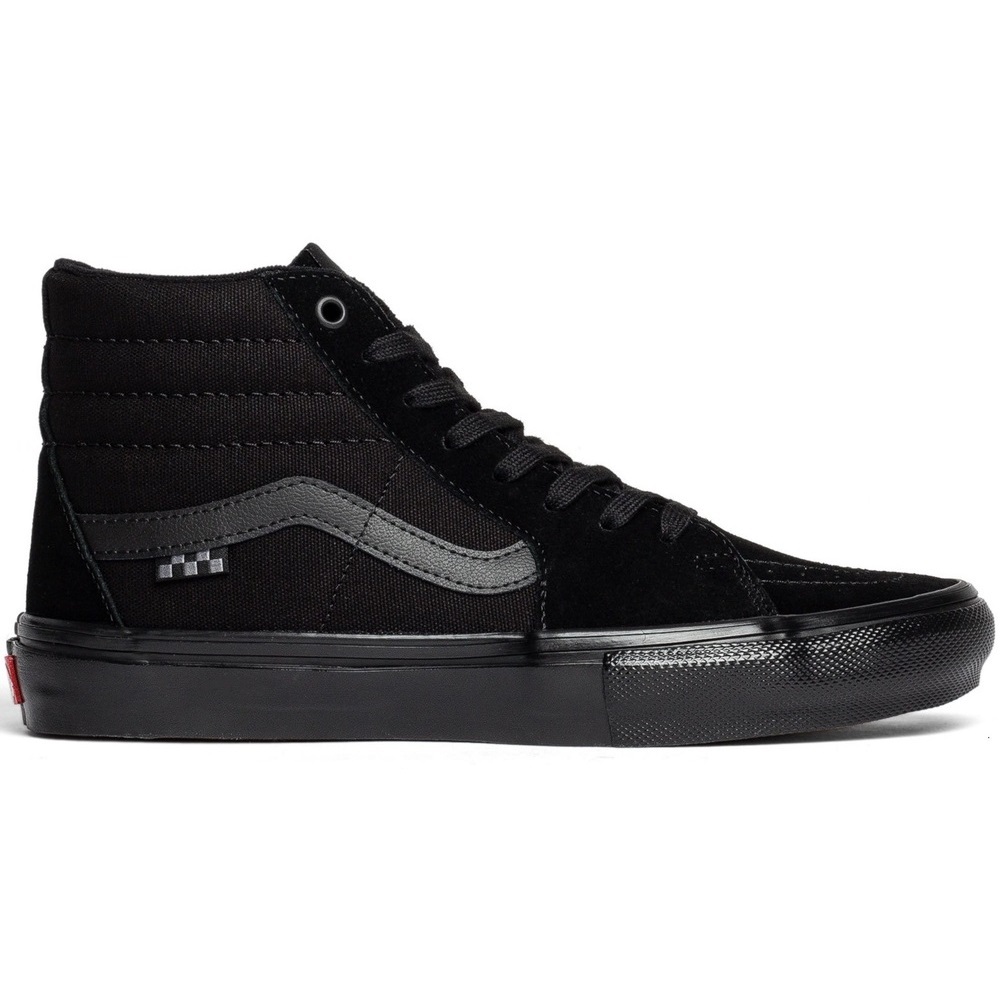 Vans Skate Sk8 Hi Black Black Shoes [Size: US 8]