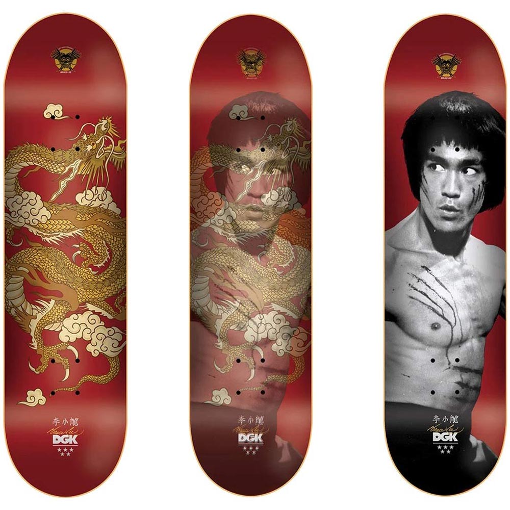bruce lee skateboard deck