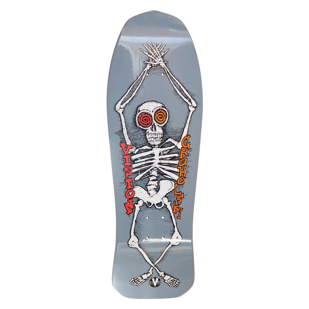 Vision Groholski Skeleton Grey Reissue Skateboard Deck