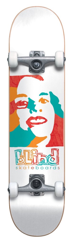 Blind Psychedelic Girl FP White 7.75 Complete Skateboard