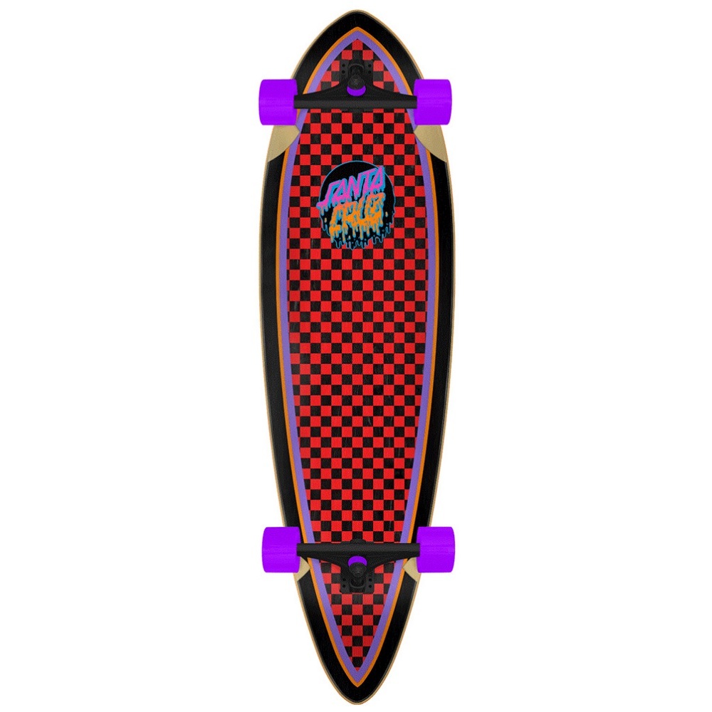 Santa Cruz Rad Dot Pintail 33 Longboard Skateboard