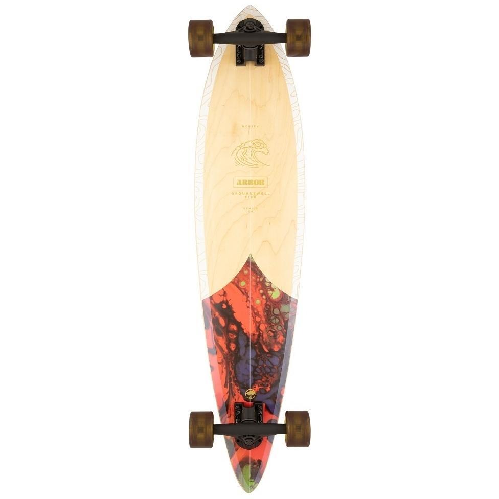 Arbor Groundswell Fish 37 Longboard Skateboard