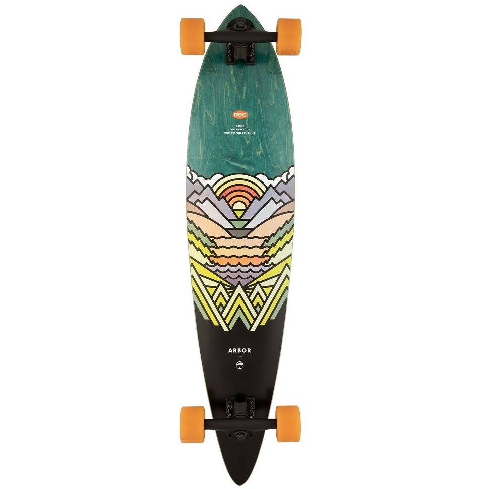 Arbor Draplin Fish 37 Longboard Skateboard