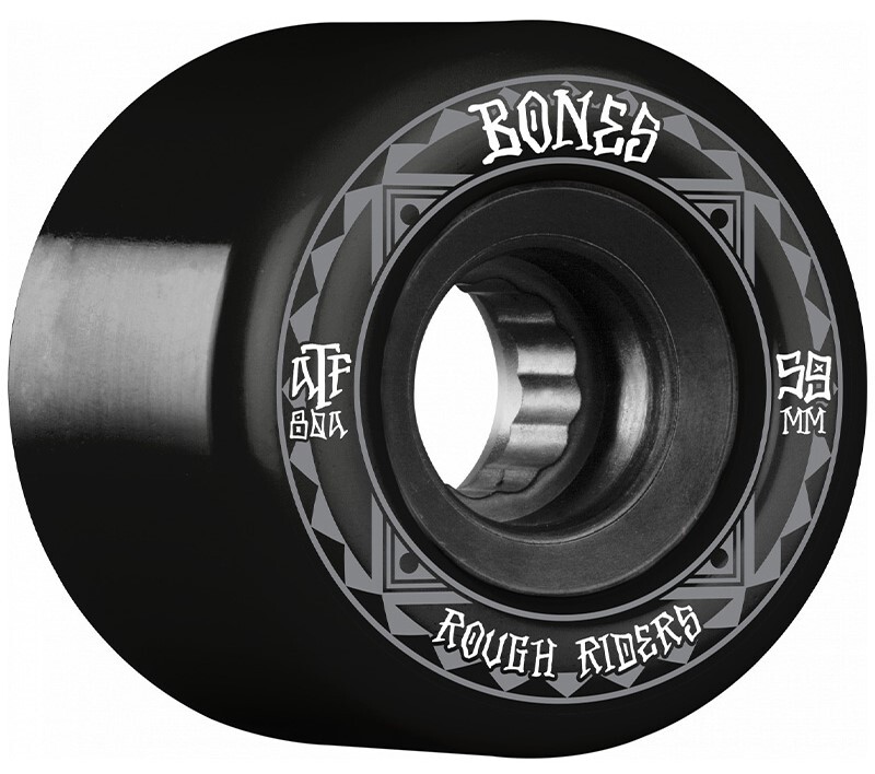 Bones Rough Riders Runners Black ATF 80A 59mm Skateboard Wheels