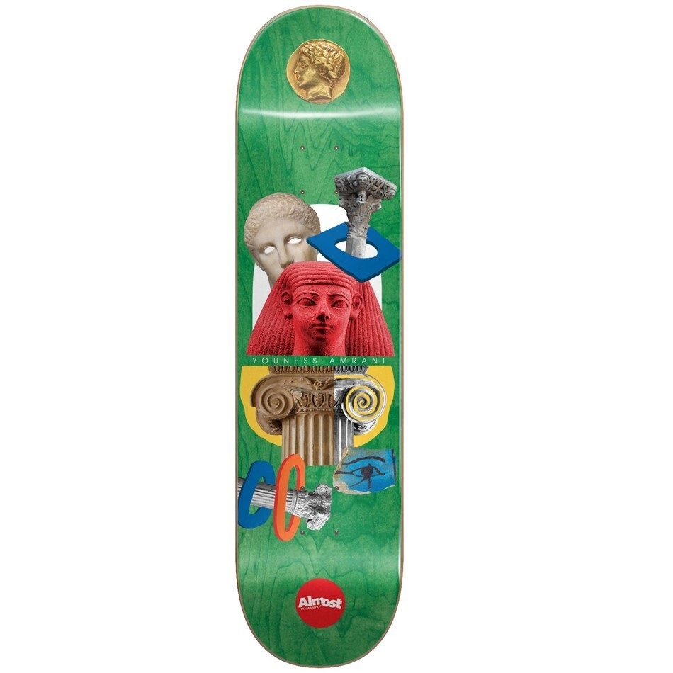 Almost Relics R7 Amrani Green 8.0 Skateboard Deck