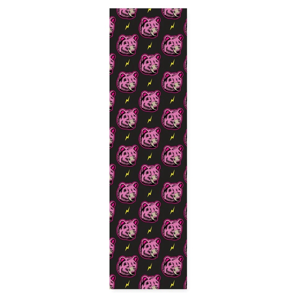 Grizzly Grip High Voltage Pink 9 x 33 Skateboard Grip Tape Sheet