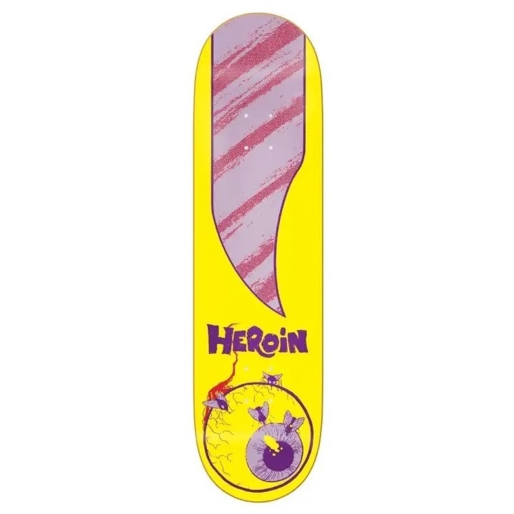 Heroin Team Giallo 8.625 Skateboard Deck