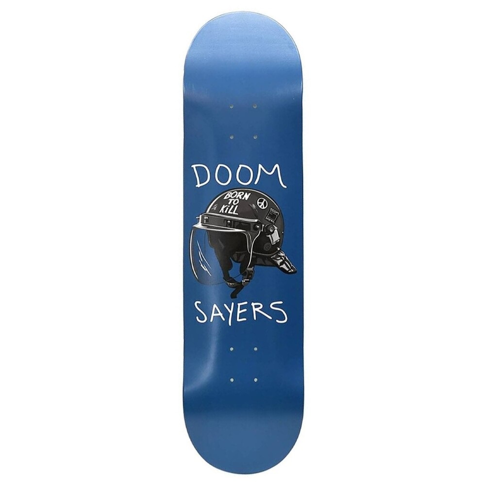 Doom Sayers Club Riot Helmet Blue 8.5 Skateboard Deck