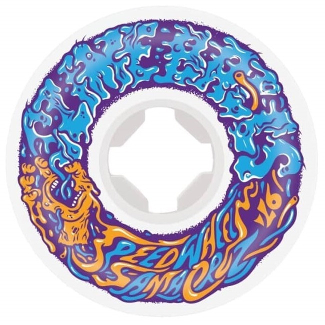 Slime Balls Vomit Mini II White 97A 56mm Skateboard Wheels