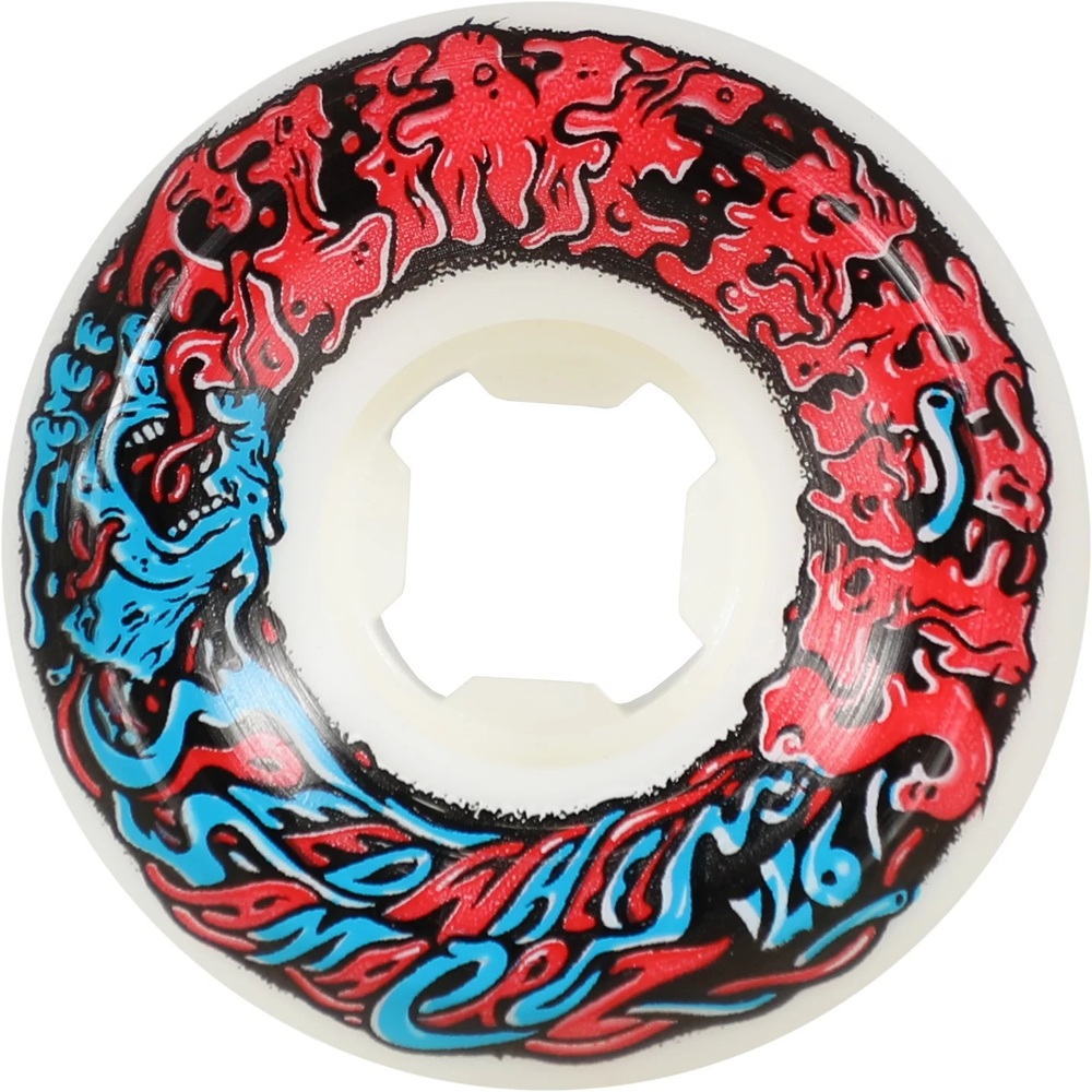 Slime Balls Vomit Mini II White 97A 53mm Skateboard Wheels