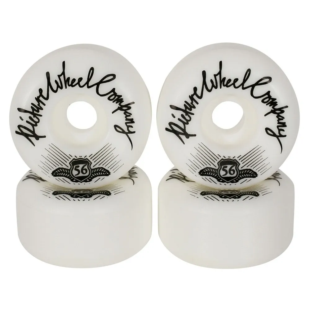 Picture Wheel Co Shield Conical Black 83B 56mm Skateboard Wheels