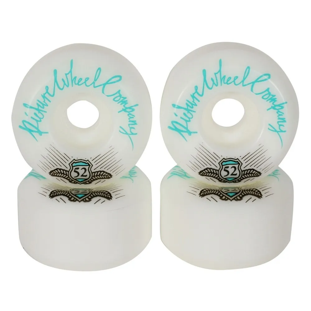 Picture Wheel Co Shield Conical Teal 83B 52mm Skateboard Wheels