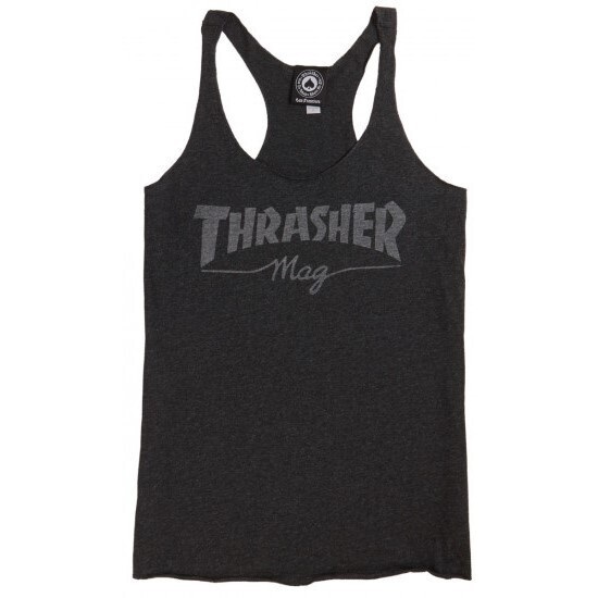 Thrasher Racerback Tank Mag Logo Black Womens [Size: S]
