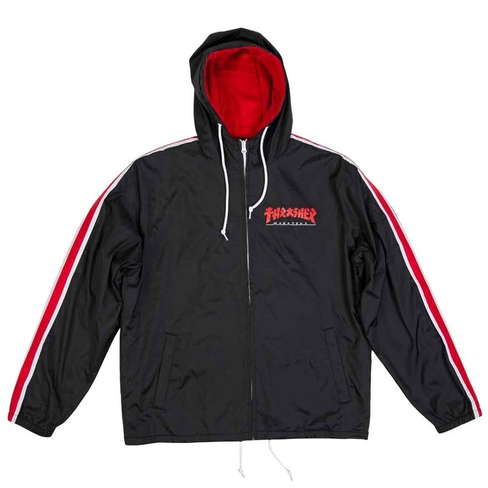 Thrasher Godzilla Track Black Jacket [Size: S]