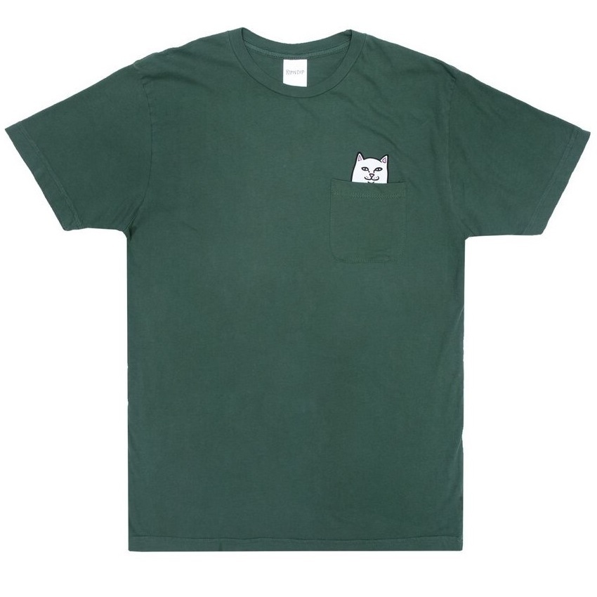 RipNDip Lord Nermal Pocket Olive T-Shirt [Size: S]