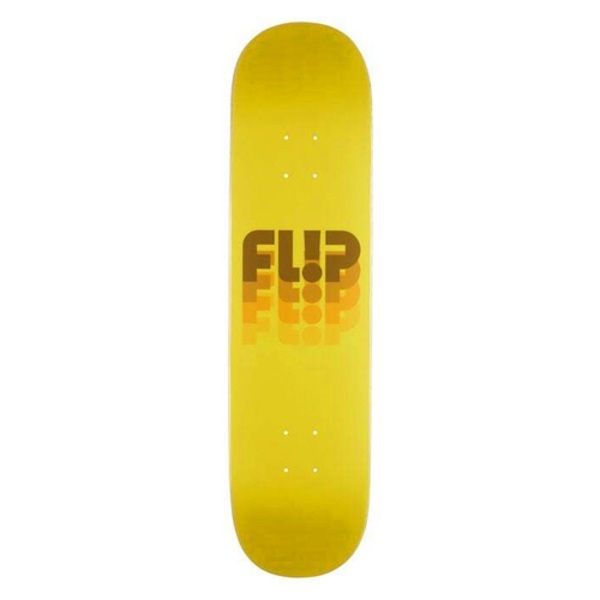 Flip Team Odyssey Fade Yellow 8.0 Skateboard Deck