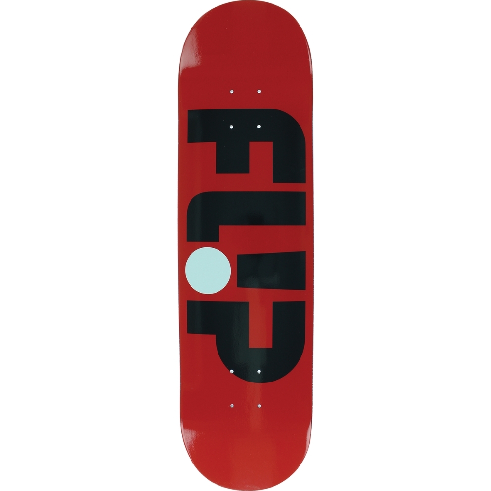 Flip Team Odyssey Logo Red 8.1 Skateboard Deck