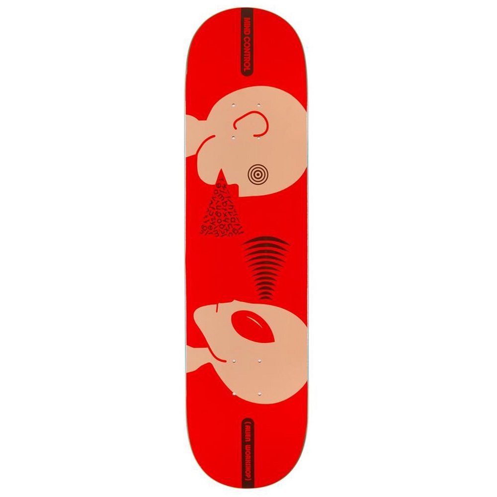 Alien Workshop Mind Control Tonal Red 8.0 Skateboard Deck