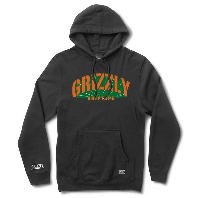 Grizzly Universidad Black Hoodie [Size: M]