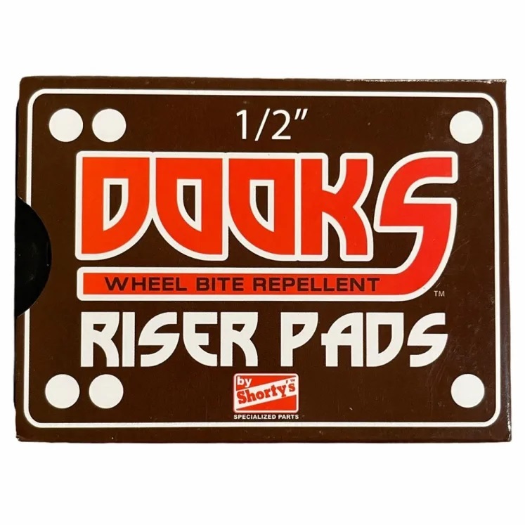Shortys Dooks 1/2 Skateboard Riser Pads