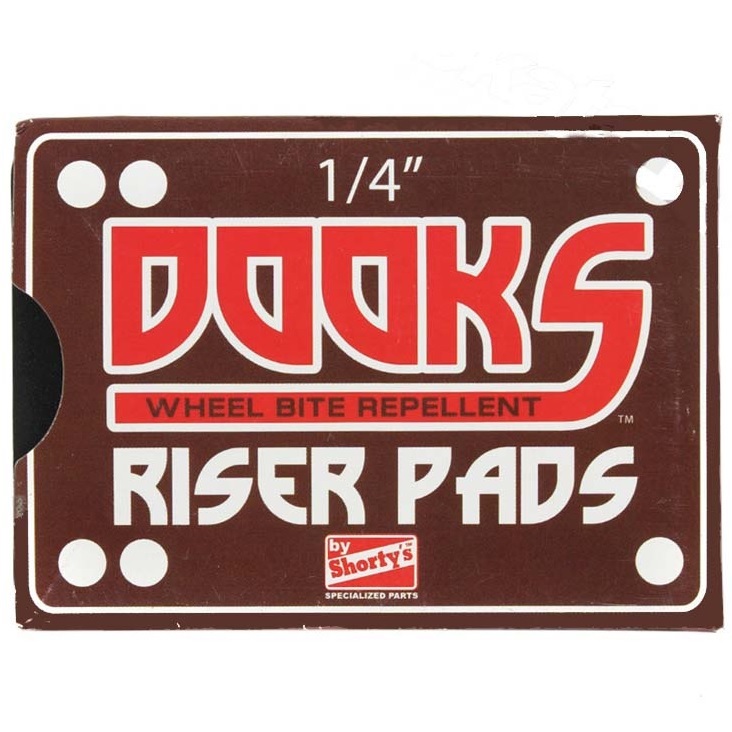 Shortys Dooks 1/4 Skateboard Riser Pads