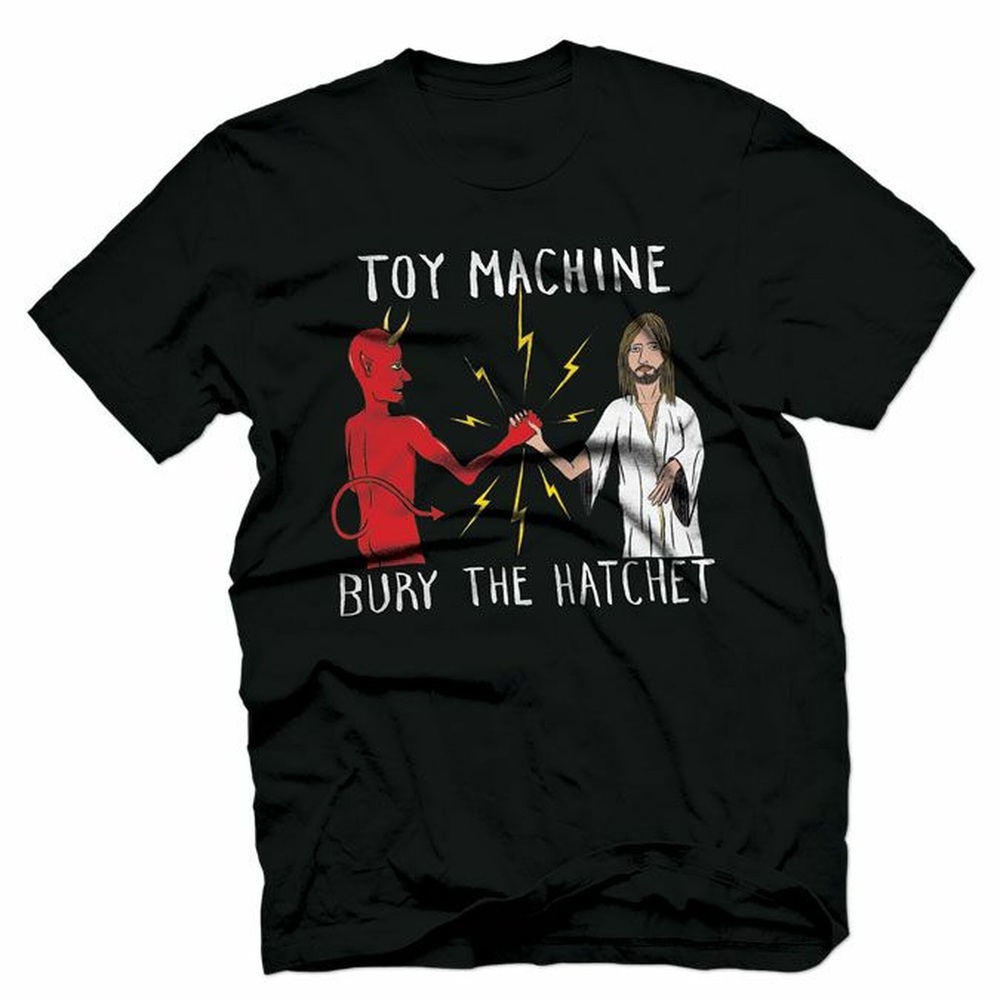 Toy Machine Bury The Hatchet Black T-Shirt [Size: S]