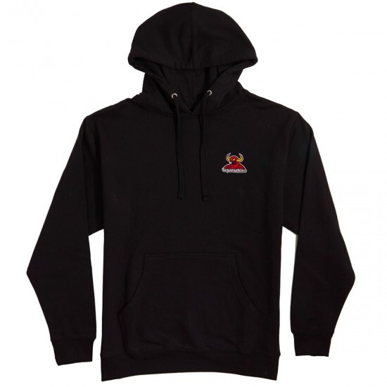 Toy Machine Monster Embroidered Black Hoodie [Size: S]